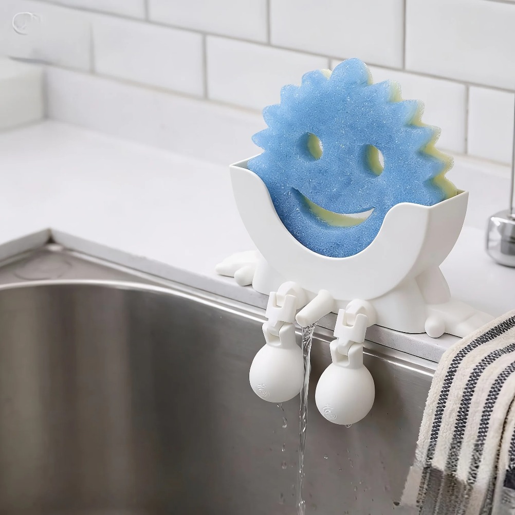 Home Bathroom Organizer - Support de Savon et Éponge Drainable