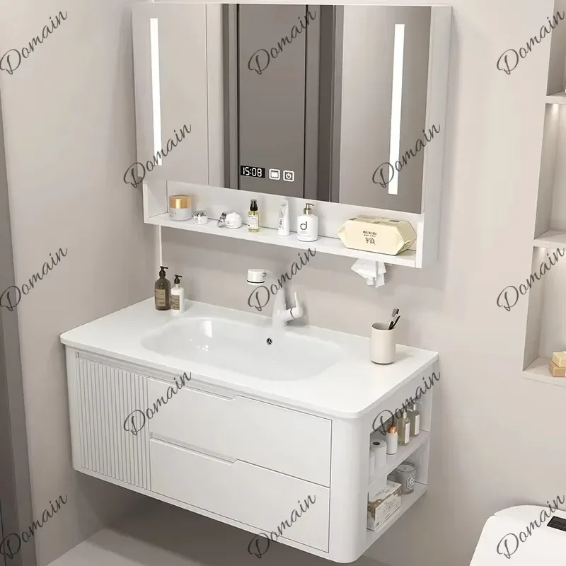 Home Bathroom Vanity Combo - Organisateur d'étagères 9PS, armoire de salle