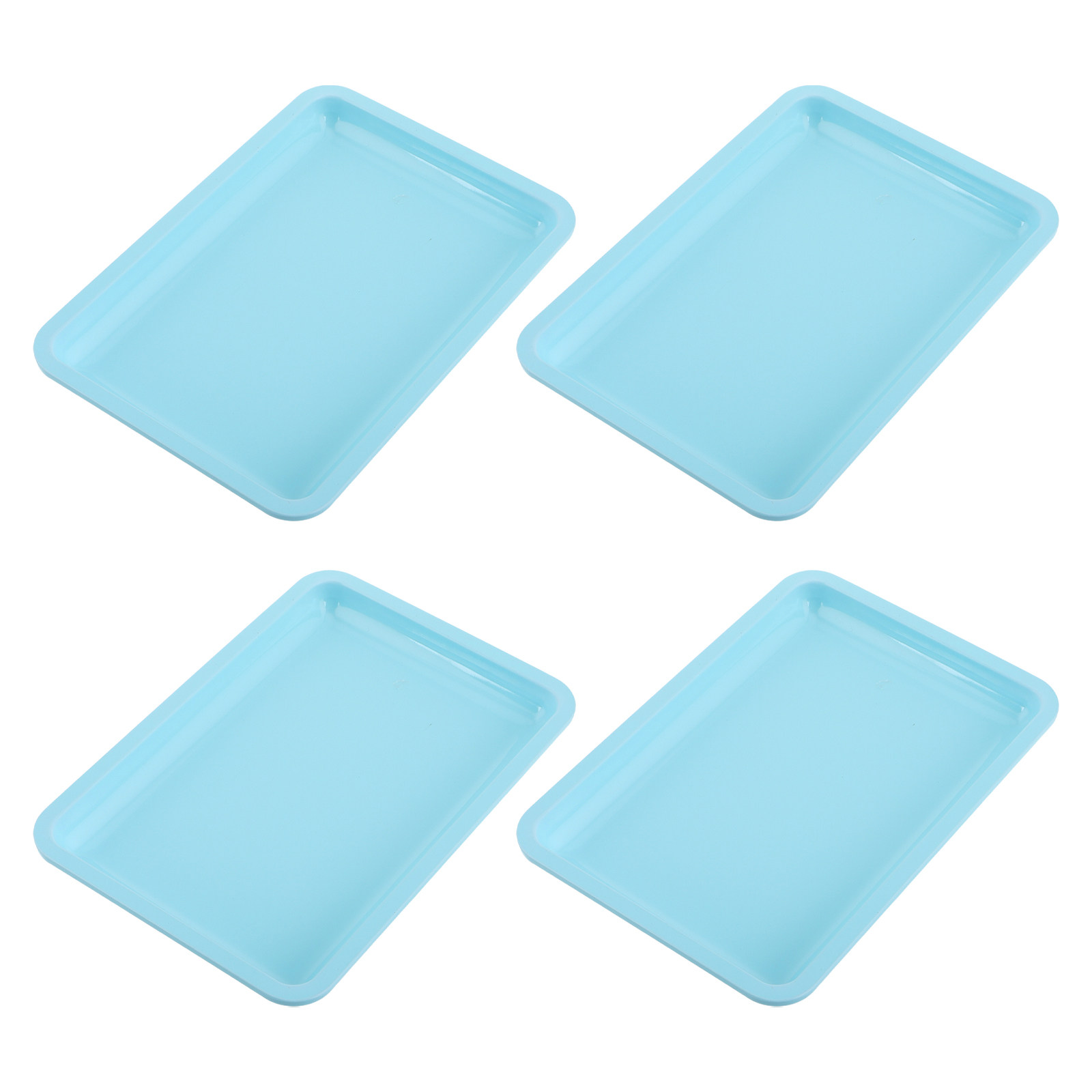Home Bathroom Organizer - 4 plateaux de présentation en acier