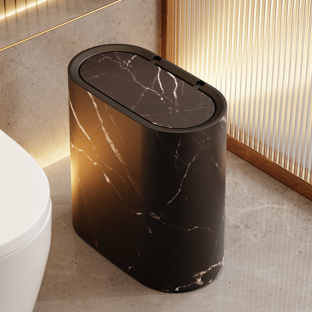 Poubelle minimaliste et fine,  - Home Essentials Bathroom Storage avis et prix