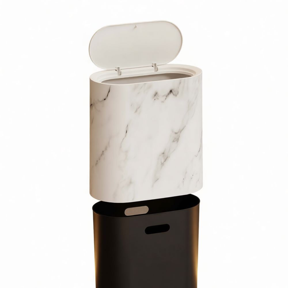 Poubelle minimaliste et fine,  - Home Essentials Bathroom Storage avis et prix