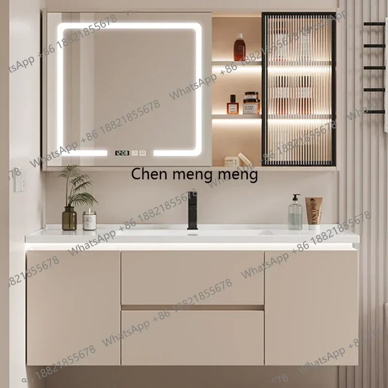 Meuble de salle de bain intégr - Home Bathroom Vanity Combo avis et prix