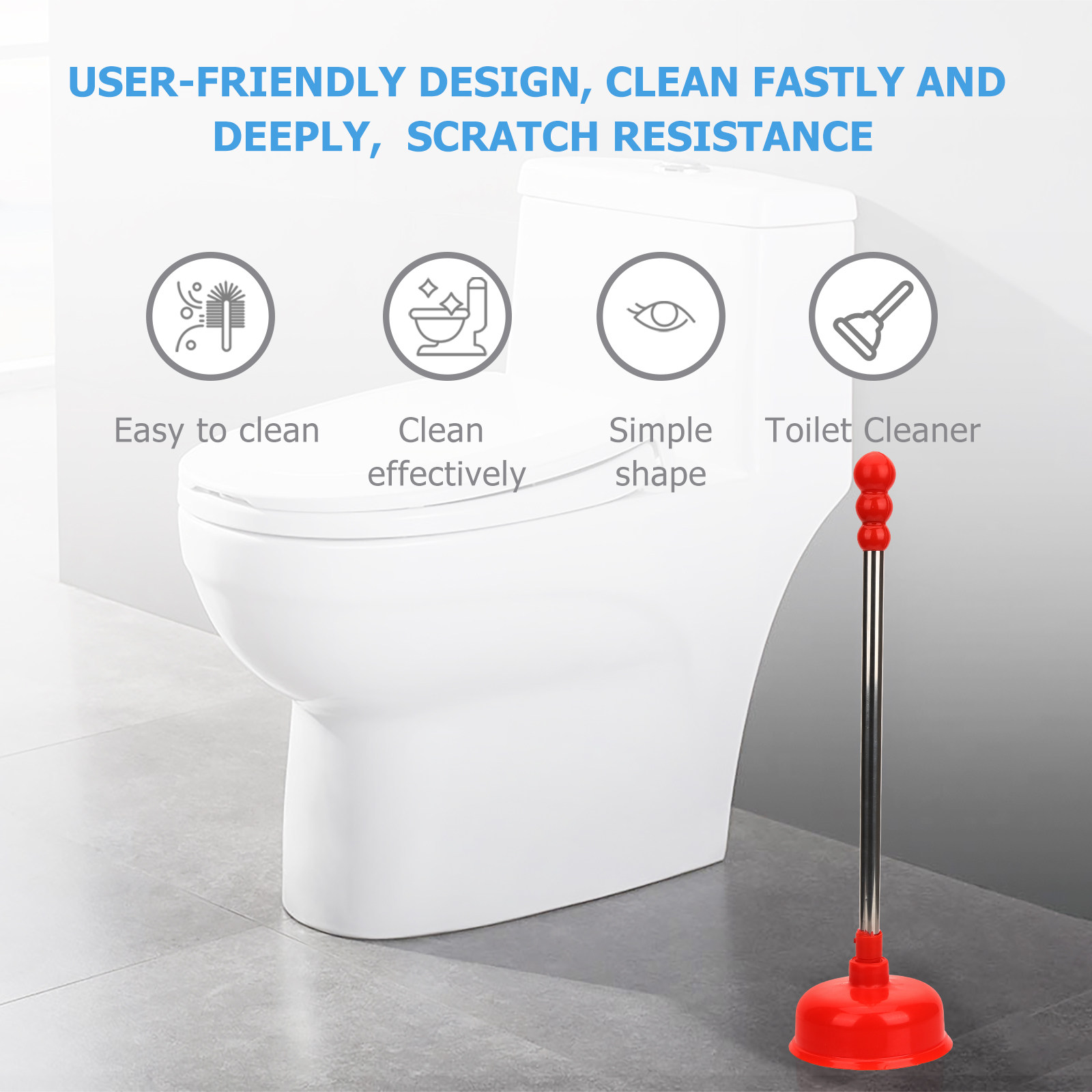 Déboucheur de toilettes à long - Plunger Toilet avis et prix