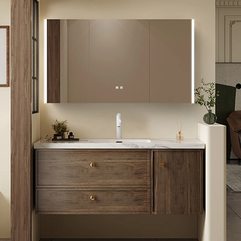 Meuble de salle de bain avec p - Home Bathroom Vanity Combo avis et prix